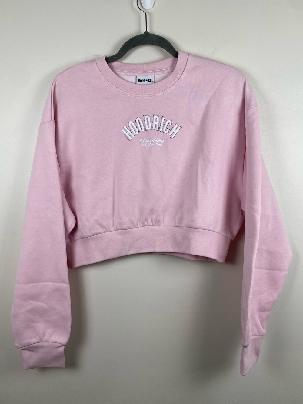 NWT Hoodrich Cherish Bling Cropped Sweatshirt